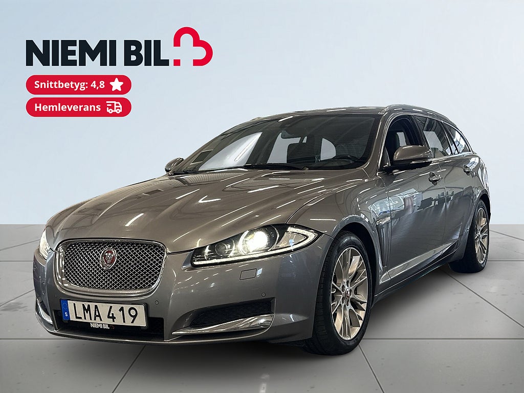 Jaguar XF Sportbrake 2.2 TDi4 S&v-hjul/Drag/Kamera/Elstolar/Skinn