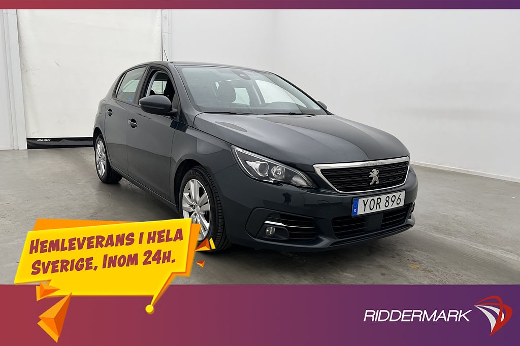 Peugeot 308 1.2 PureTech 130hk Active Farthållare P Sensor