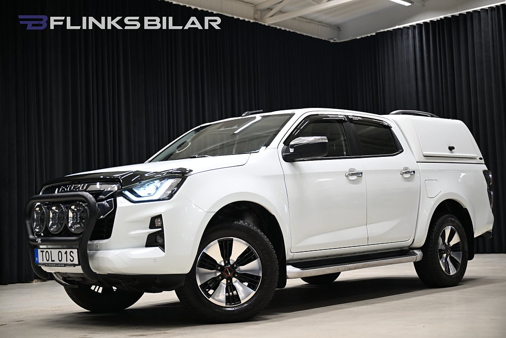 Isuzu D-Max 163HK Automat|Kåpa|Inredd|Dubbelgolv|Frontbåge|Leasbar