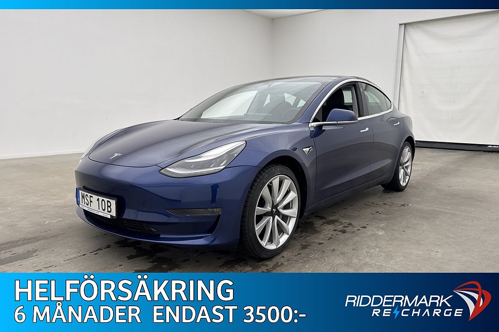 Tesla Model 3 Long Range AWD FSD Total Självkörningsförmåga