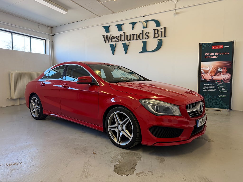 Mercedes-Benz CLA 200 AMG Euro 6 | 1-Ägare | Xenon | Nyservad | Nybes