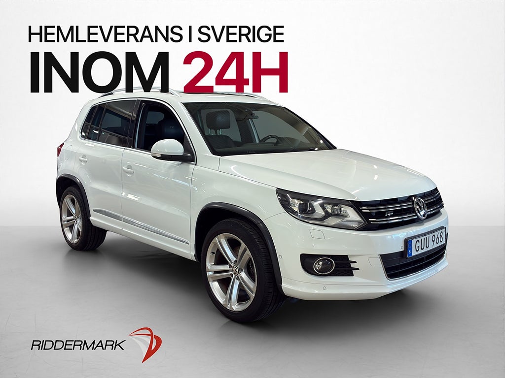 Volkswagen Tiguan 2.0 TDI 4M R-Line Drag Pano Värmare Skinn