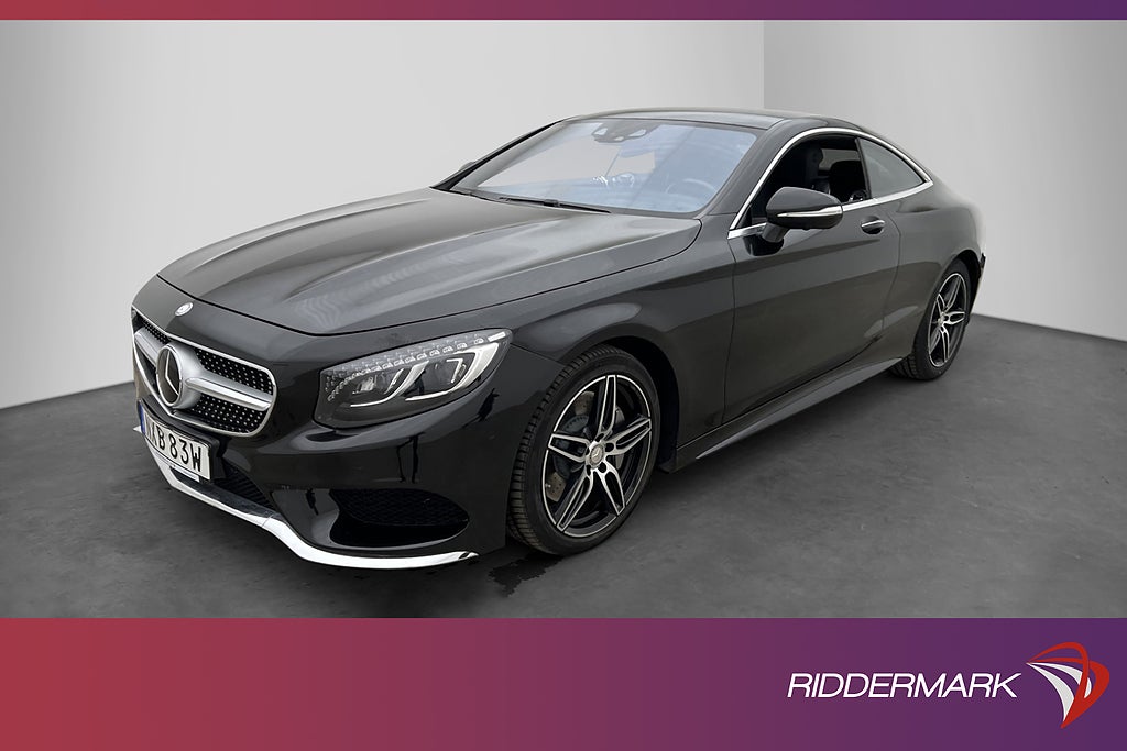 Mercedes-Benz S 500 4M 455hk AMG Pano Luftfjäd Burmester HUD