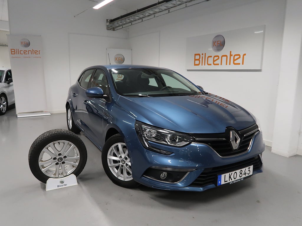 Renault Megane 1.3 TCe EDC V-Däck ingår Aut-Drag-Navi-Parksensor-BT-FH