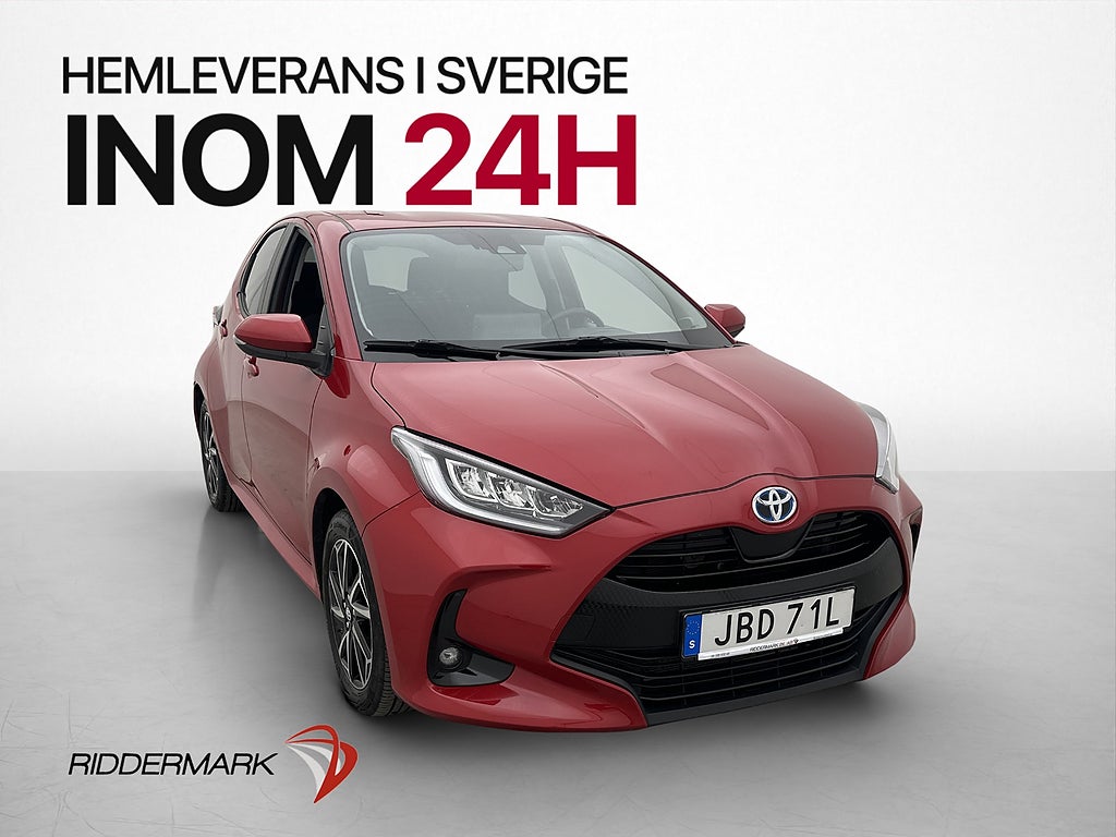 Toyota Yaris Hybrid 116hk Active Plus Kamera Rattvärme