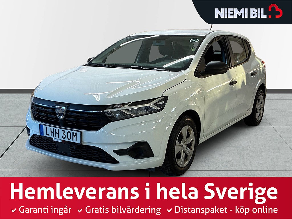 Dacia Sandero 1.0 TCe 91hk Mvärm Psens Kamkedja LågSkatt S&V