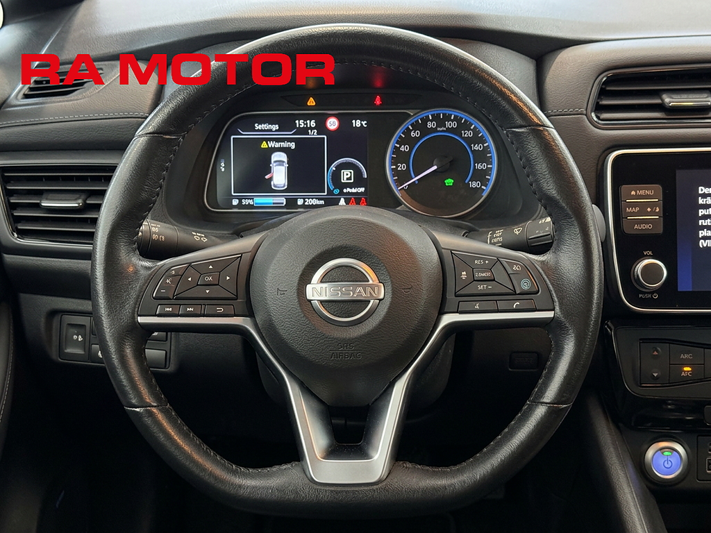 Nissan Leaf e+ Tekna 62 kWh |  360° | BOSE | Skinn | Navi | Moms 2022