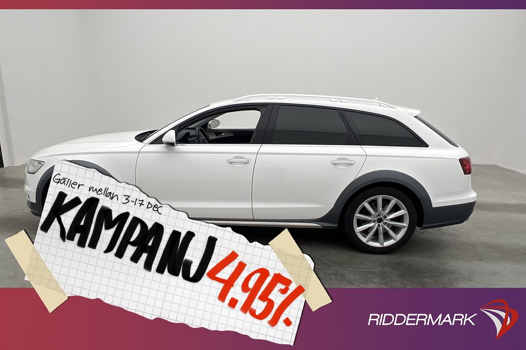 Audi A6 Allroad 3.0 TDI 218hk Quattro Dragkrok 4,95% Ränta