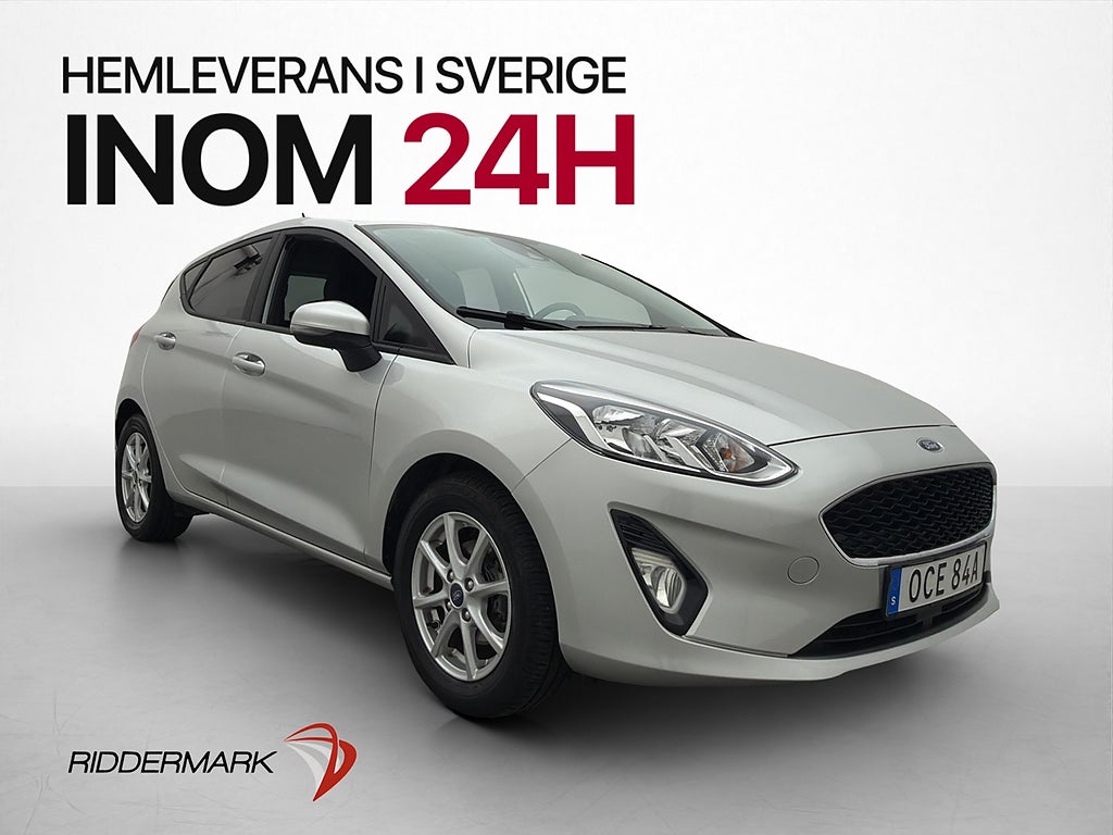 Ford Fiesta 1.0 100hk Trend P-Sensorer CarPlay Rattvärme