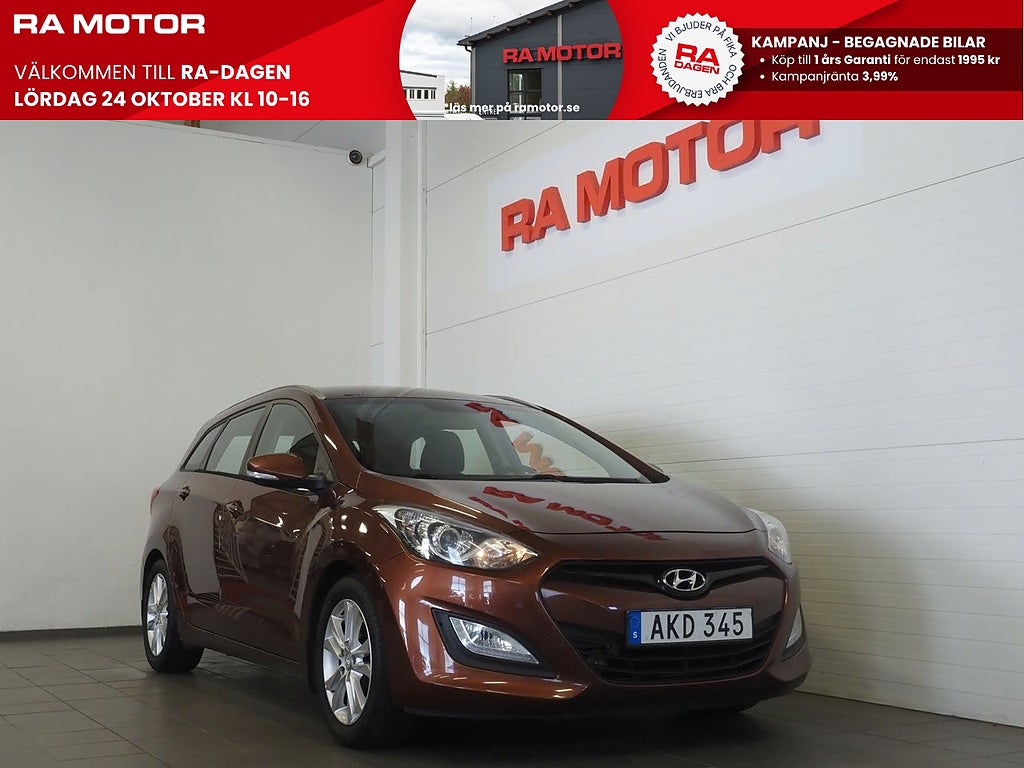 Hyundai i30 Kombi 1.6 GDI 135hk Aut Business Dragkrok Motorvärmare 2014