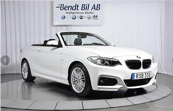 BMW 220 i Cabriolet 184hk M Sport | HiFi | Backkamera 