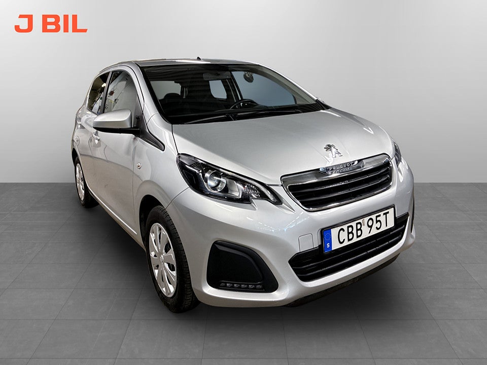 Peugeot 108 Active 5-dörrar 1.0 VTi 72hk BACKKAMERA