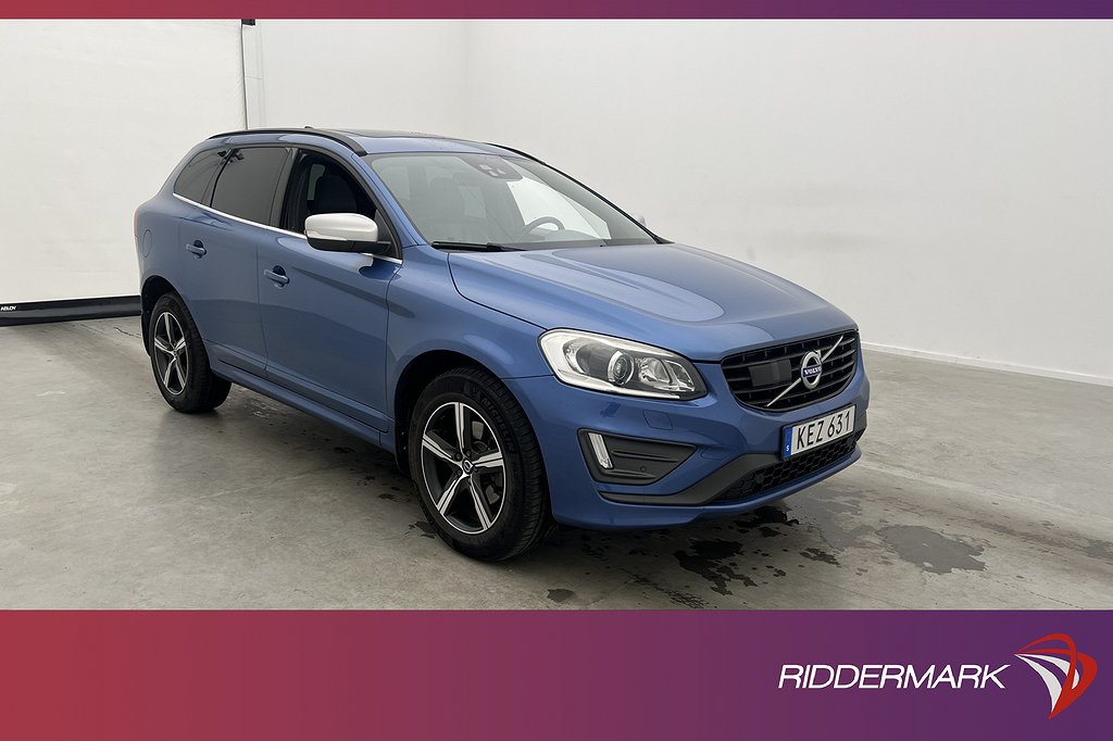 Volvo XC60 Polestar D4 AWD 220hk R-Design Pano Kamera Drag