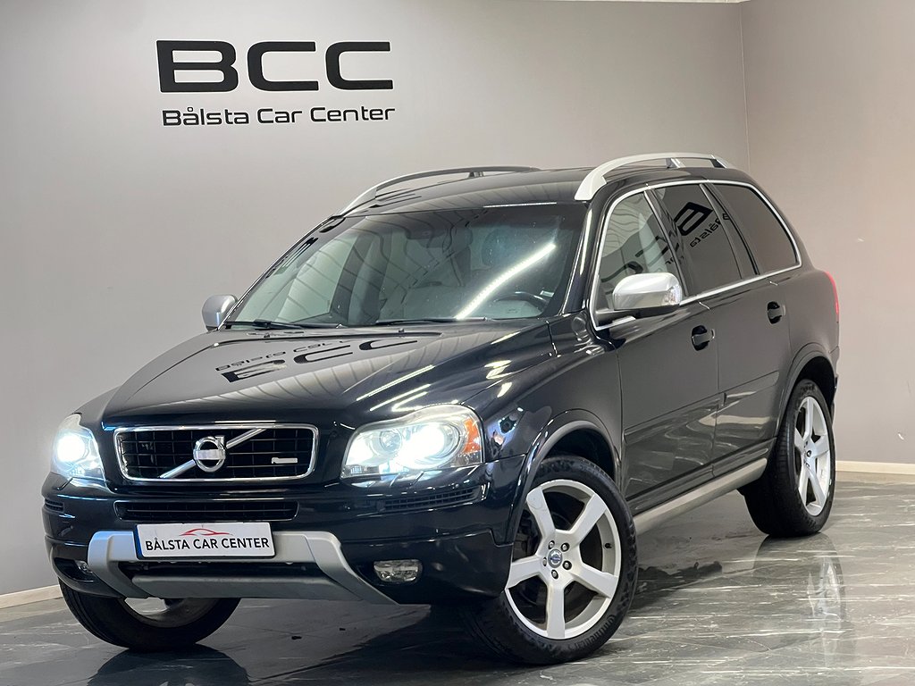 Volvo XC90 D5 AWD 200HK R-DESIGN VÄRMARE DRAG 7-SITS LÅGAMIL