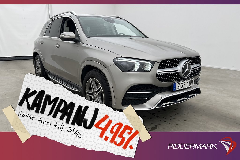 Mercedes-Benz GLE 300 d 4M 245hk AMG Burm Luft 4,95% Ränta