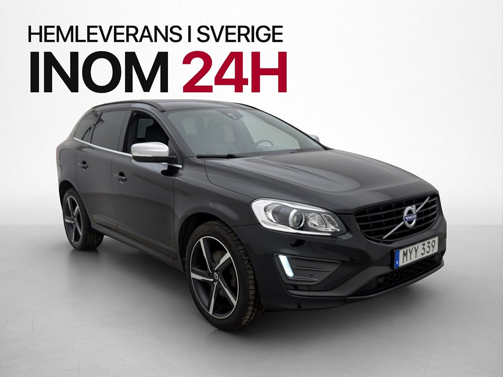Volvo XC60 D4 R-Design VOC Värm H/K Navi Skinn Elstol Drag