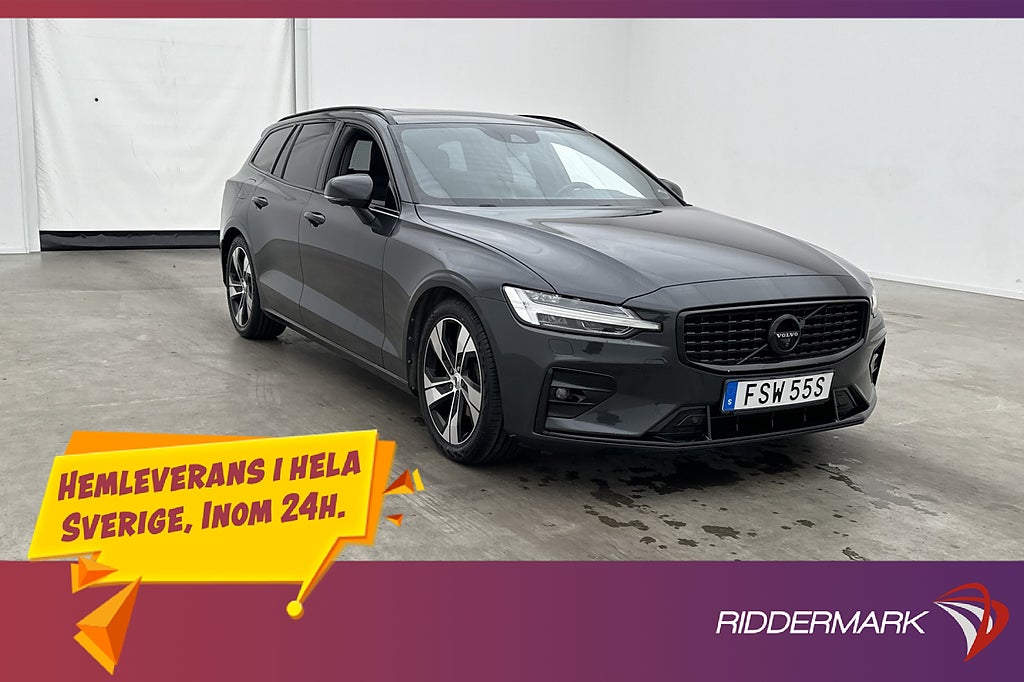 Volvo V60 D4 AWD R-Design Pano H/K HUD 360° VOC Drag Värmare