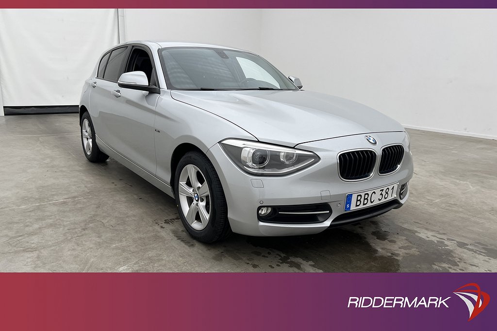 BMW 118 d Sport line Sensorer Keyless 0,41l/mil