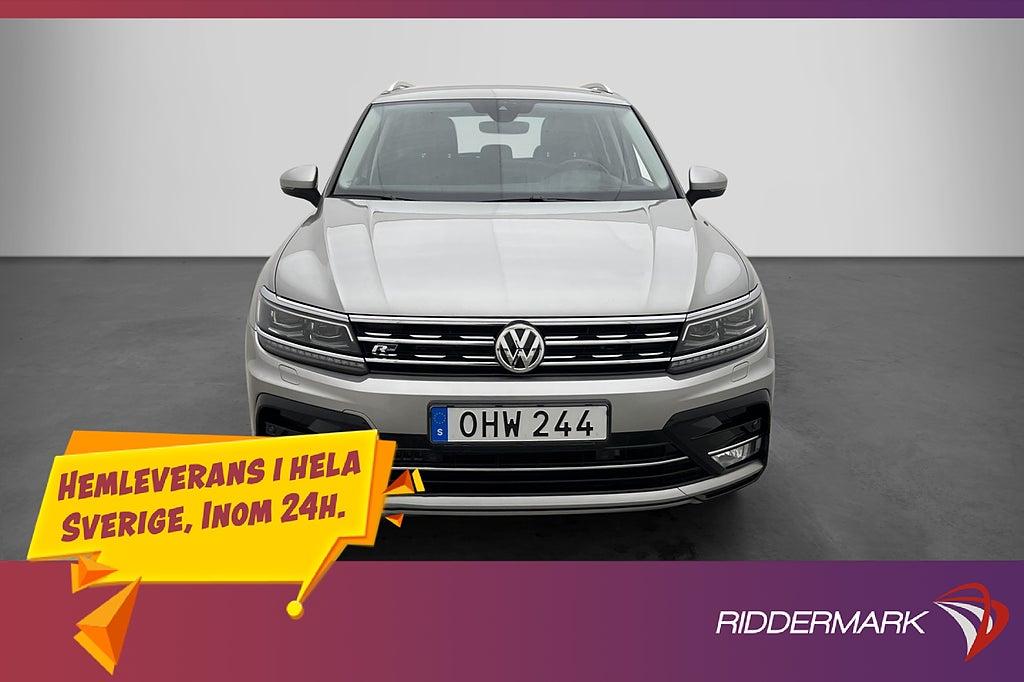 Volkswagen Tiguan 2.0 TSI 190hk 4M R-Line Värm Skinn  Drag