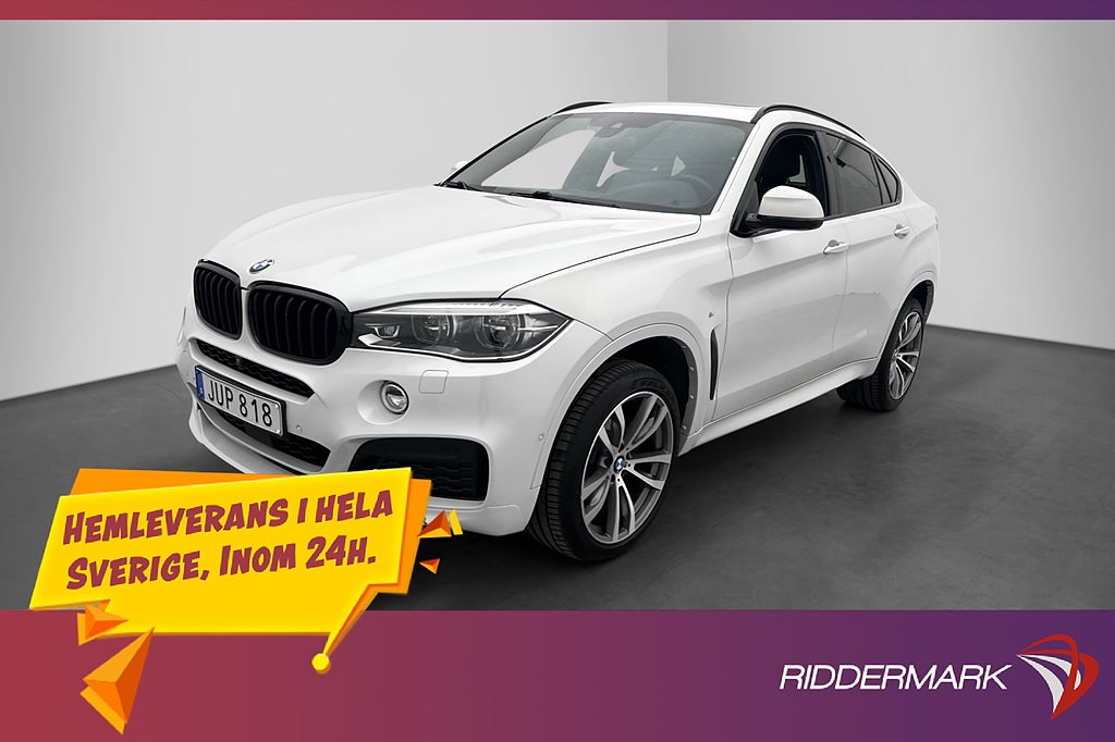BMW X6 XDrive40d M Sport Innovation D-Värm Pano H/K 360° HuD