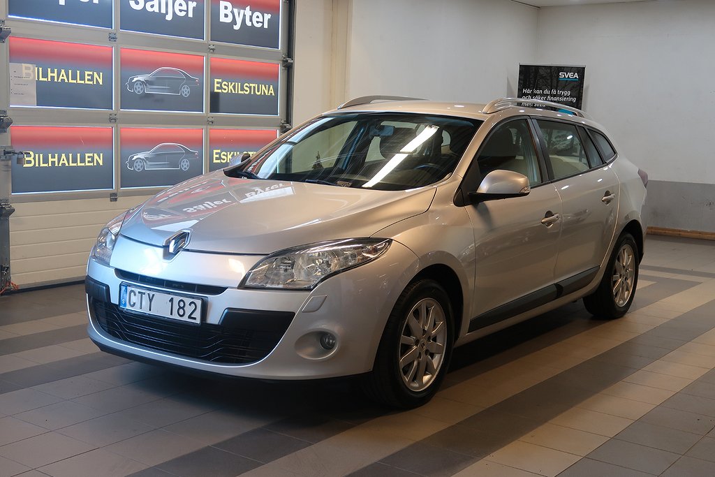 Renault Mégane Grandtour 1.6 E85 Euro 5-M-Värmare-Lågamil