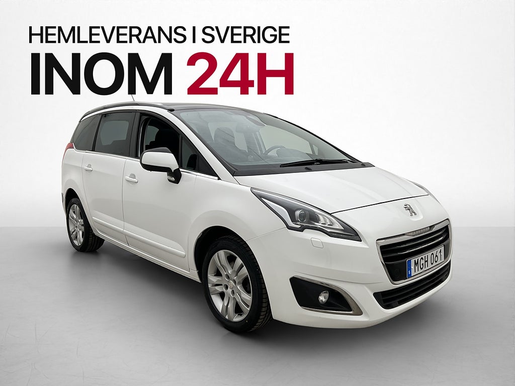 Peugeot 5008 1.6 BlueHDi 120hk Allure 7-Sits Pano Kamera