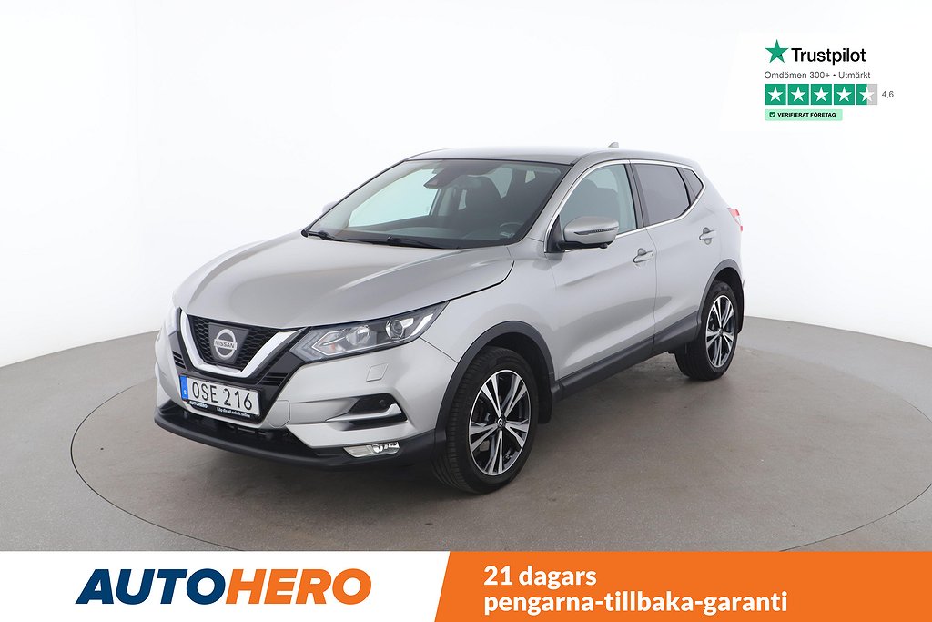 Nissan Qashqai 1.2 DIG-T XTRONIC-CVT / NYSERVAD, 360-Kamera