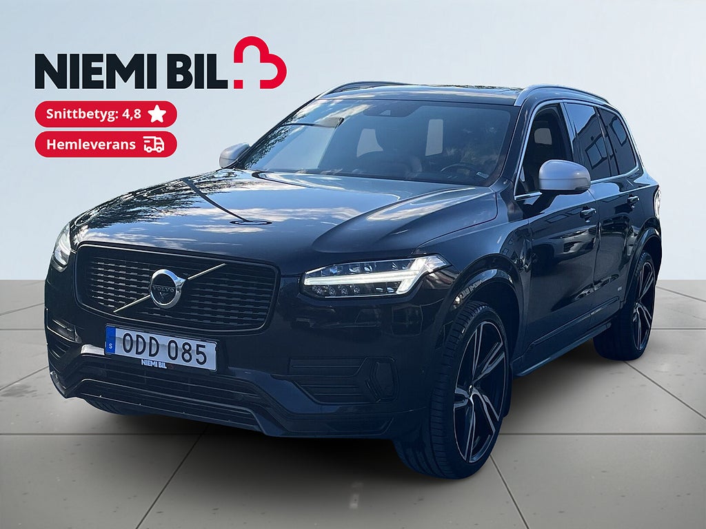 Volvo XC90 T8 TwEn 7-sits AWD R-Design B&W/Pano/Skinn/360/SoV/Luft