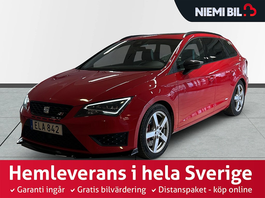 Seat Leon ST León Cupra ST 2.0 TSI 290hk Navi Pano CarPlay Kamkedja