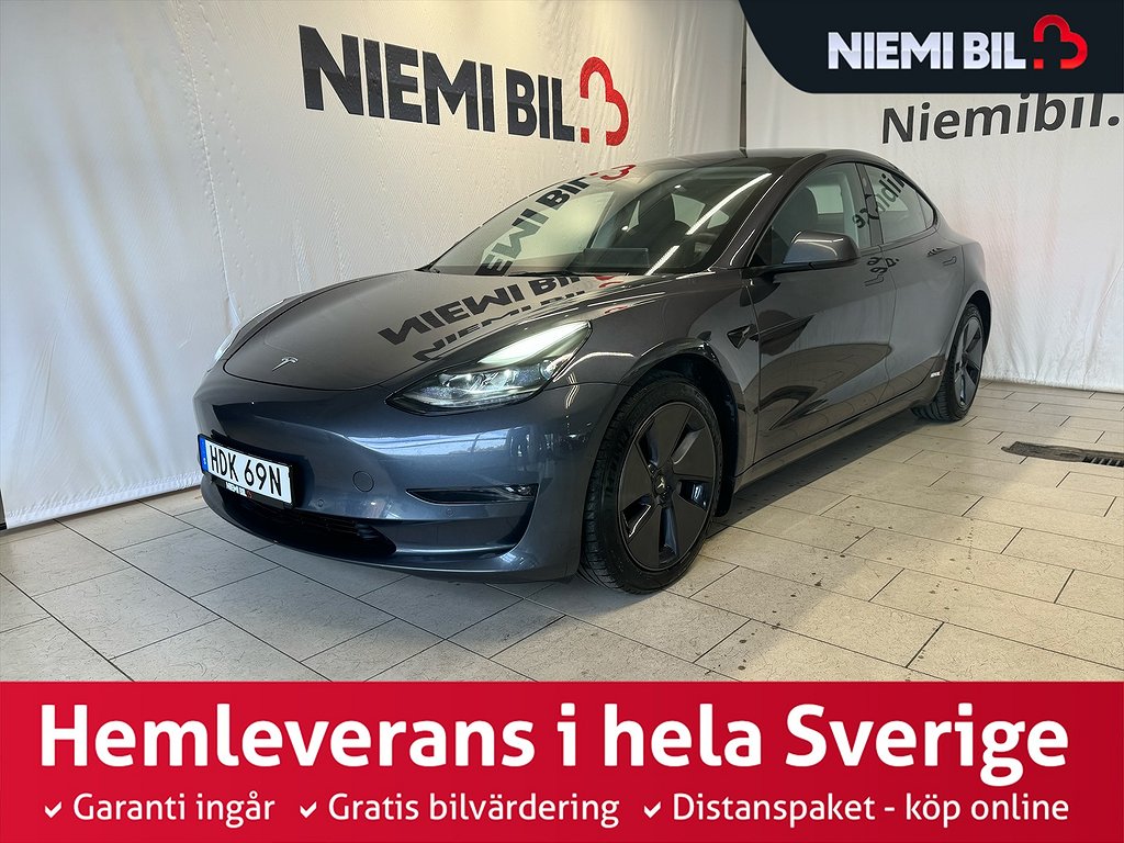 Tesla Model 3 Long Range AWD Kamera Psens Navi Pano S&V-däck