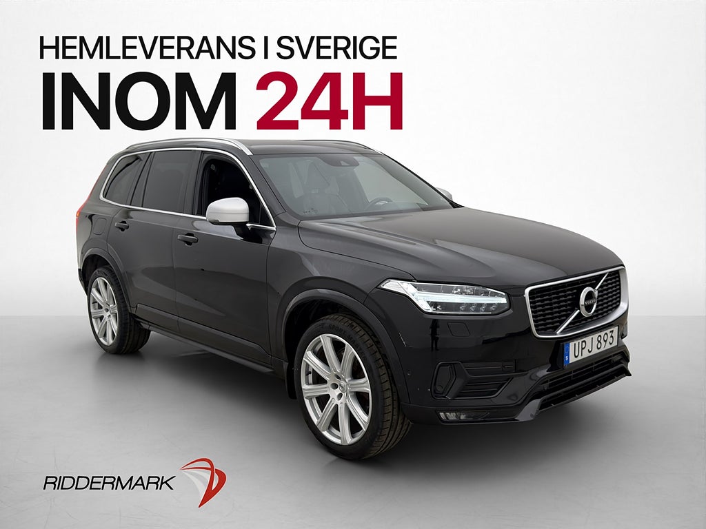 Volvo XC90 D5 AWD R-Design 7-Sits VOC Värmare Skinn Dragkrok