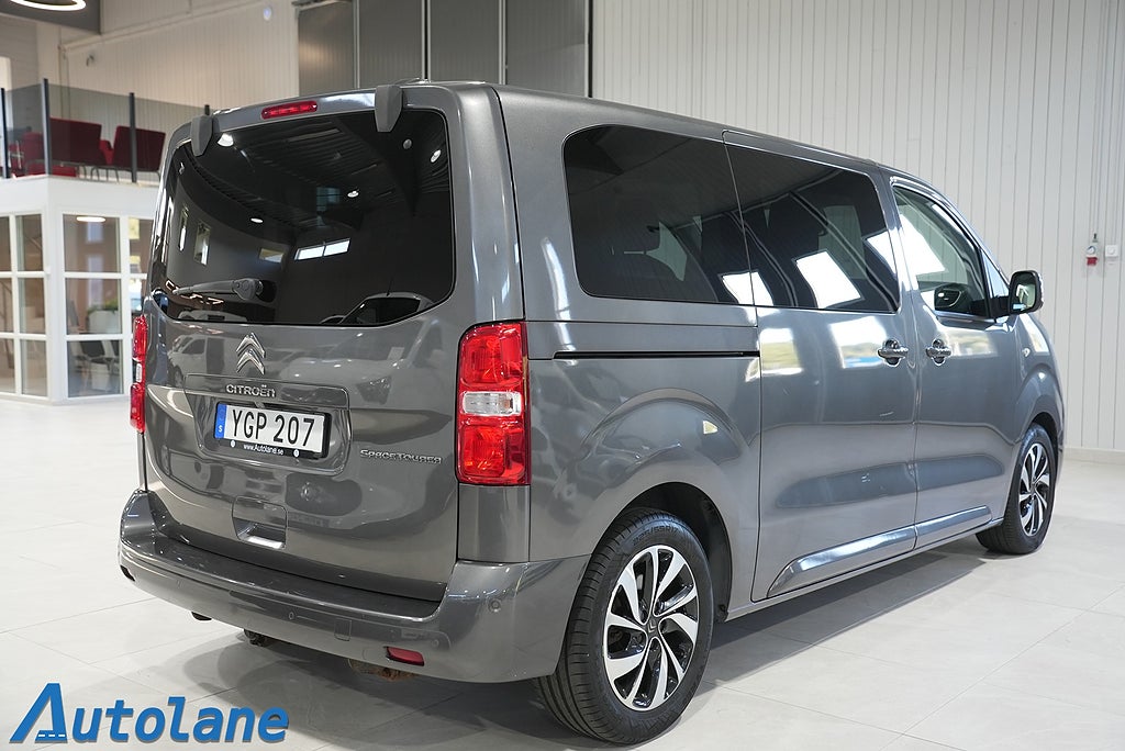 Citroën SpaceTourer 2.0 BlueHDi 180 EAT 8-Sits,360°,Pano,Drag,Värmare,HU