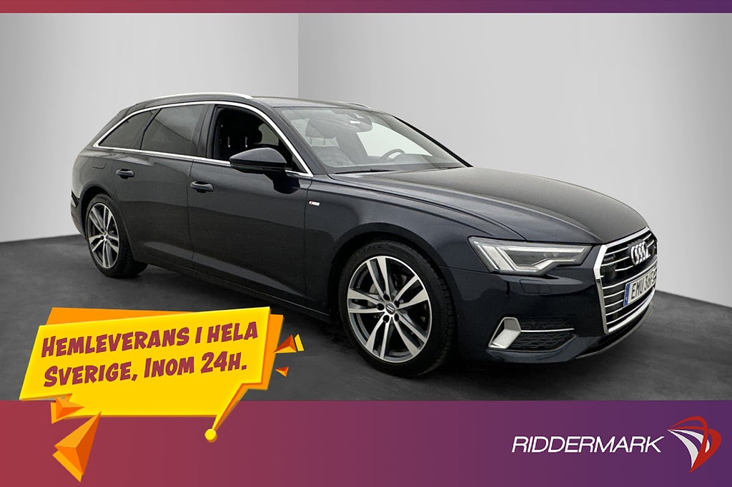 Audi A6 40 TDI Quattro S-Line Matrix D-Värm Navi Drag MOMS