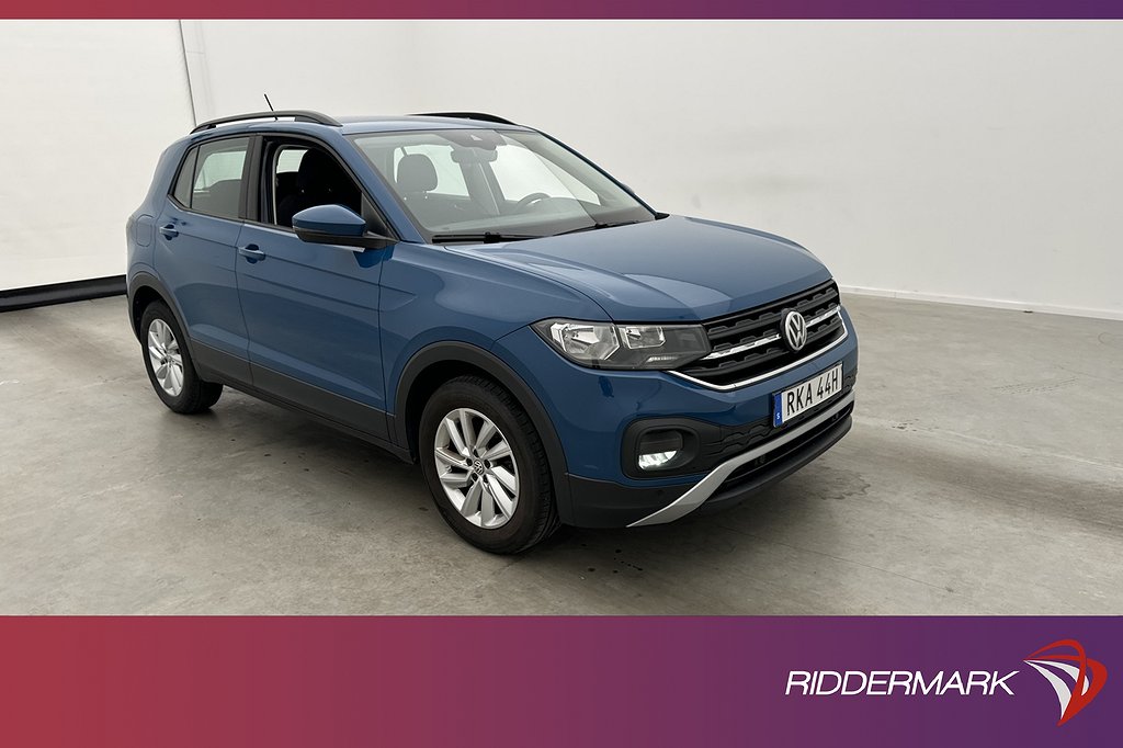 Volkswagen T-CROSS 1.0 95hk Sensorer Farthållare Bluetooth