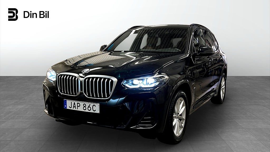 BMW X3 xDrive30e M-Sport Shadowline Panorama Drag Läder H