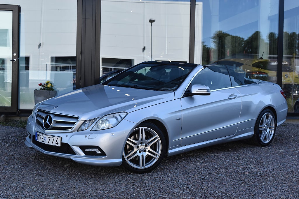 Mercedes-Benz E 250 Cabriolet 5G-Tronic AMG Sport|Svensksåld|Ny Kamkedj
