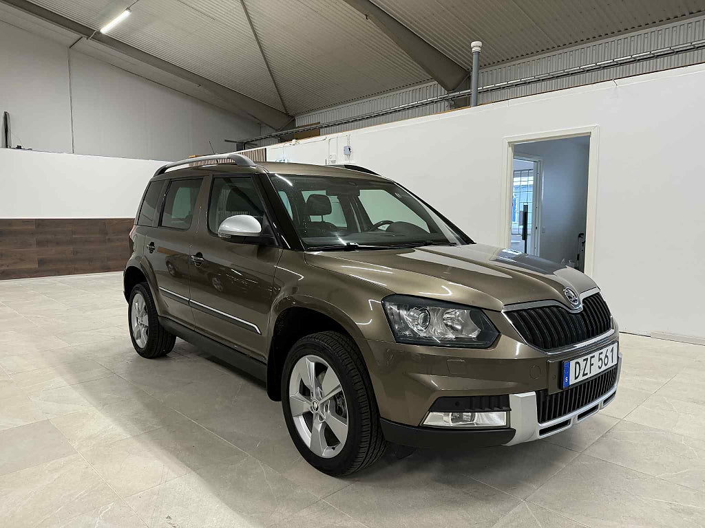 Skoda Yeti Outdoor 2.0 TDI 4x4 Skinn GPS Kamera Bluetooth