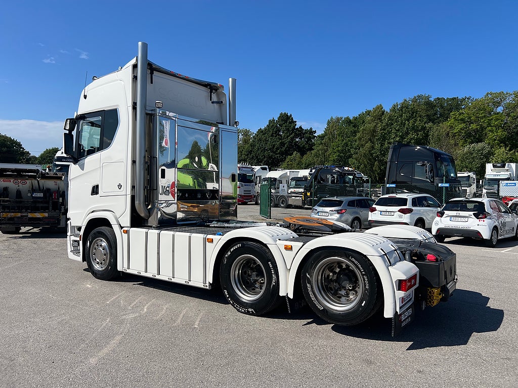 Scania S730 V8 6x2 Dragbil, Hydraulik, Klädd inredning