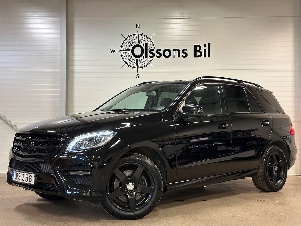 Mercedes-Benz ML 350 4Matic AMG D-värm Drag Navi Black Edt