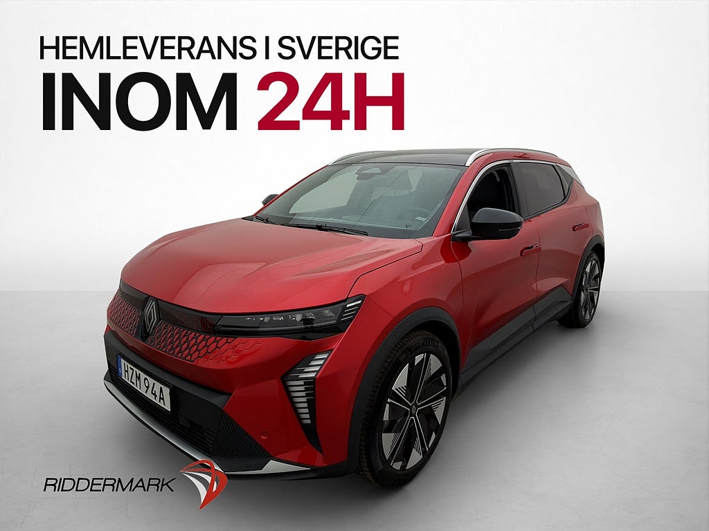 Renault Scénic E-TECH 87 kWh Pano 360° CarPlay Halvskinn