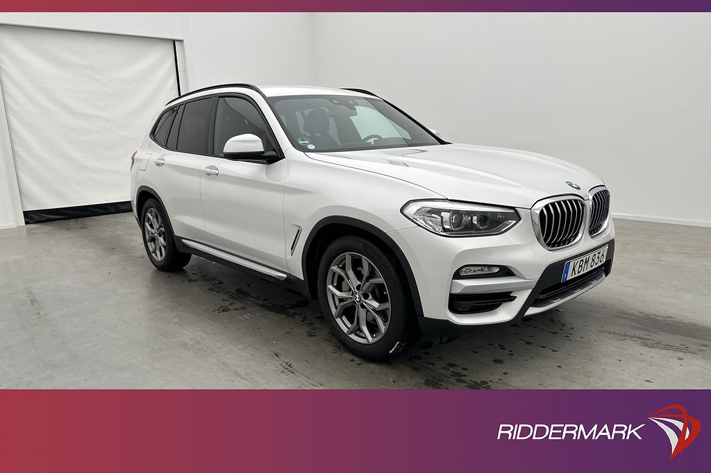 BMW X3 xDrive30d 265hk X-Line H/K HUD Navi Sensorer Drag