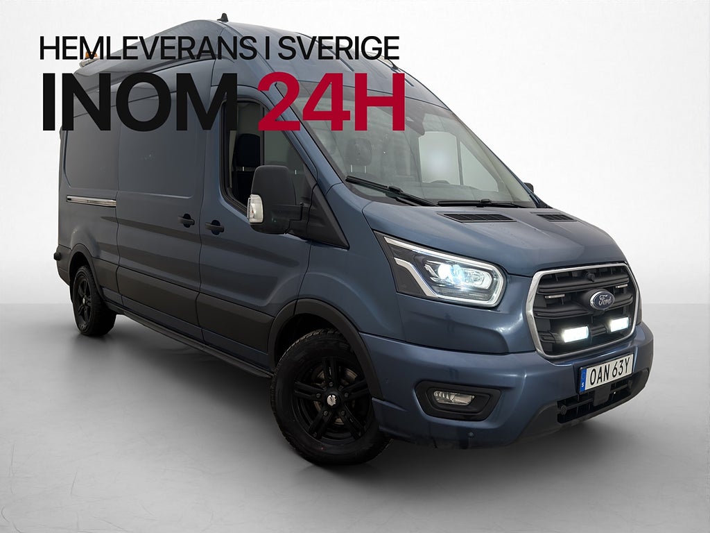 Ford transit L3H3 170hk Värm Drag CARPLAY 2xDörr Kamera