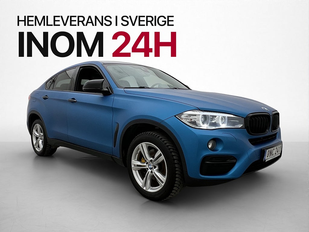 BMW X6 xDrive40d 313hk Pano D-Värm H/K HUD Surround Drag
