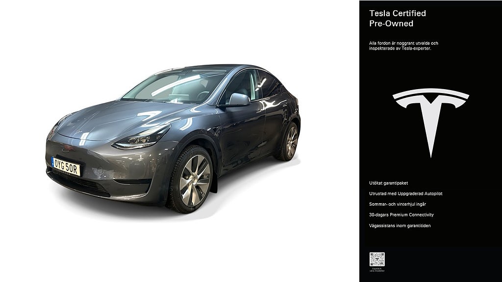 Tesla Model Y Standard Range RWD Certified Pre-Owned 3,84% ränta