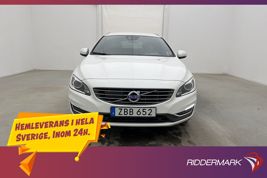 Volvo V60 D5 Plug-in Hybrid AWD Summum P-Värm Skinn Drag VOC