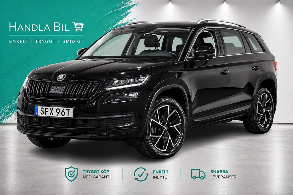 Skoda Kodiaq 2.0 TDI 4x4 Businessline 7-sits Drag D-Värm Cockpit
