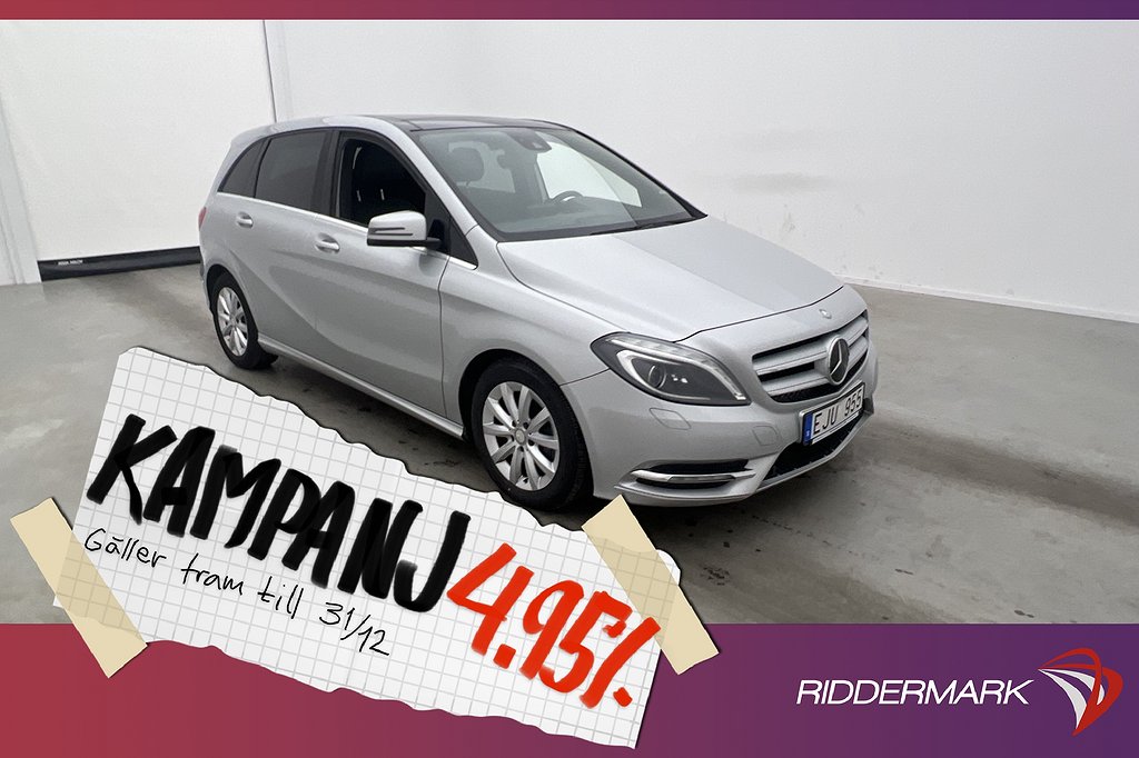 Mercedes-Benz B 180 CDI 109hk Sport Pano Kamera  4,95% Ränta