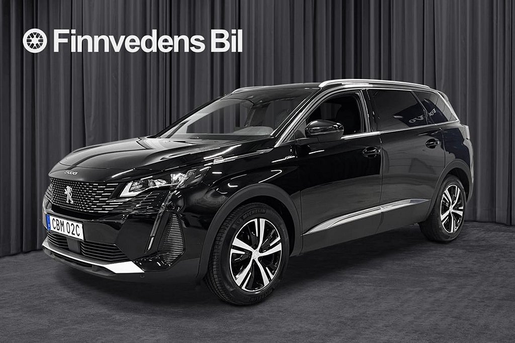 Peugeot 5008 NYA GT BHDi 180 AUT 7-SITS *Drag/V-hjul*