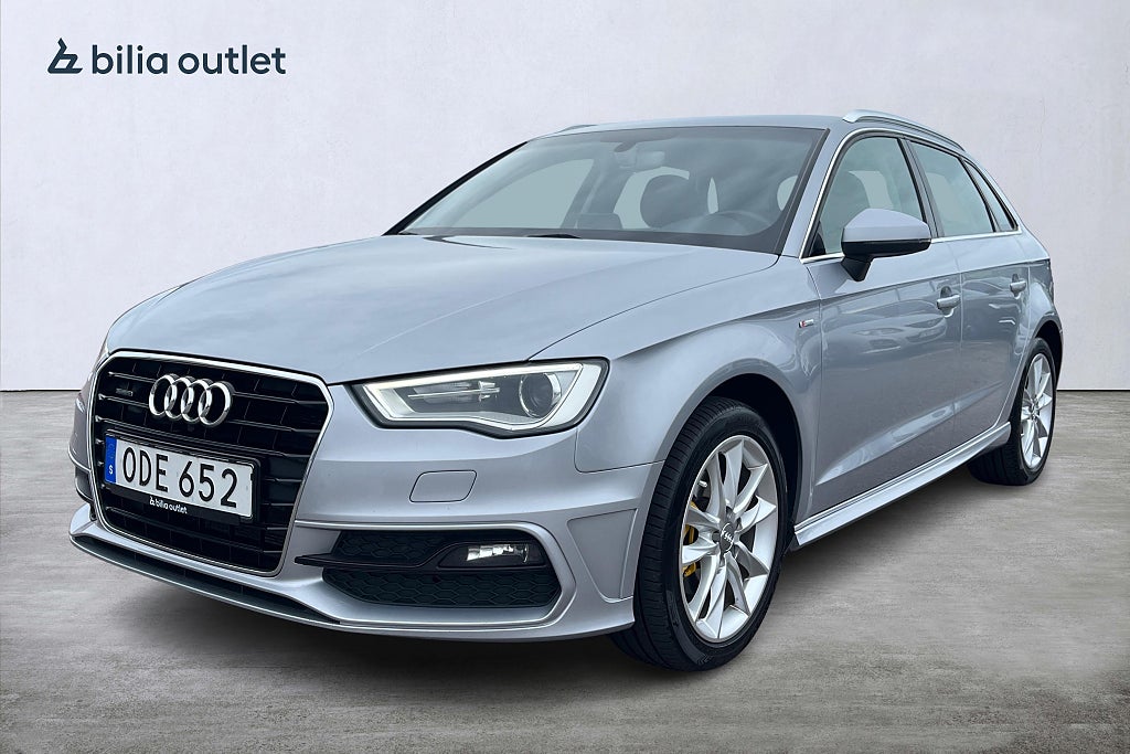 Audi A3 Sportback 1.6 TDI Quattro S Line 110hk / PDC Bluetooth
