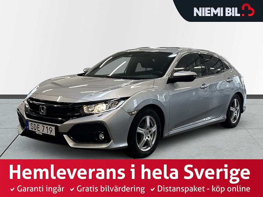 Honda Civic 1.0 Elegance S&Vhjul/Carplay/Kamera/AdaptivF/Mvärm/Drag